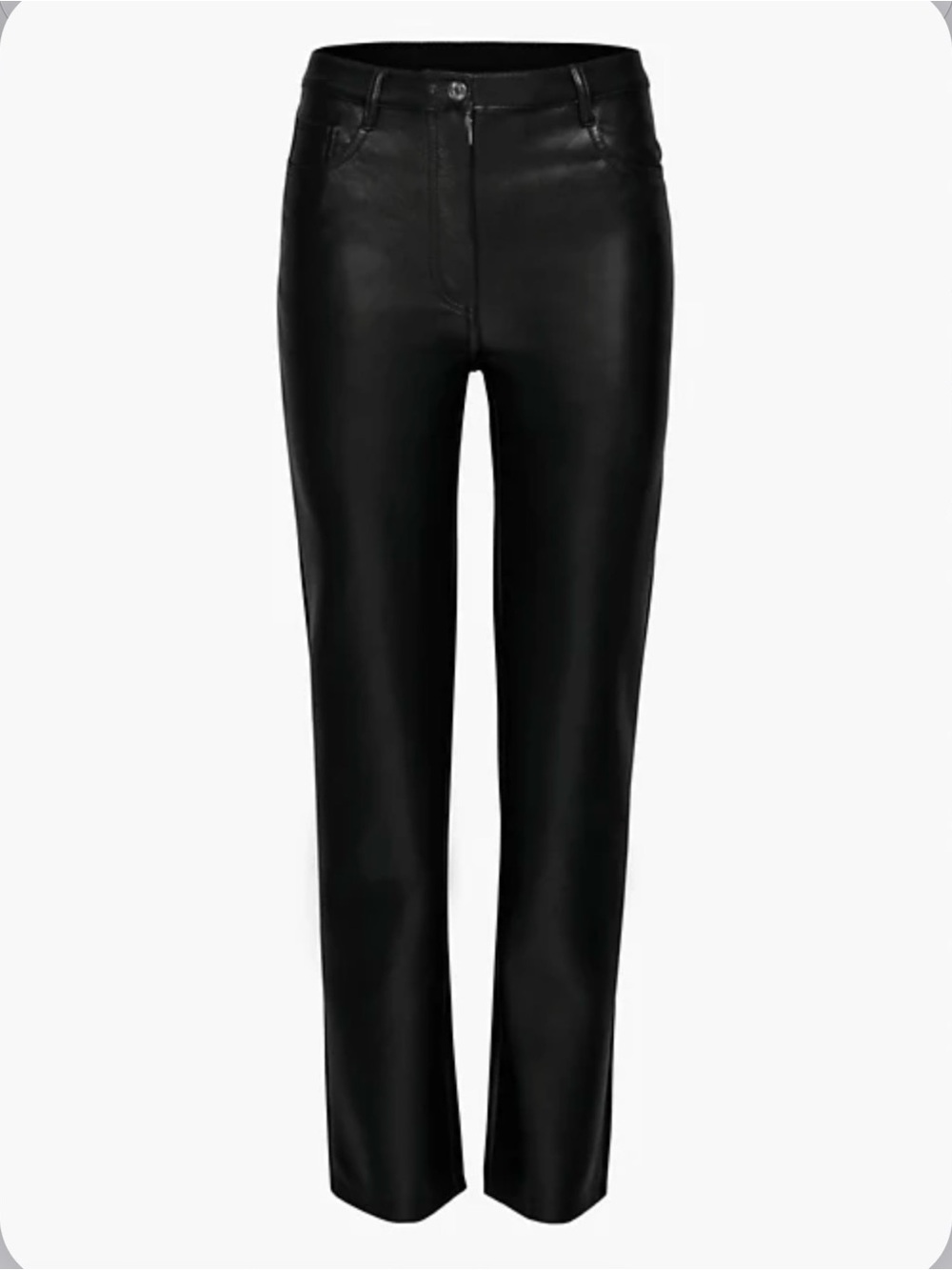 Aritzia The Melina, Wilfred Leather Straight-Leg Pants